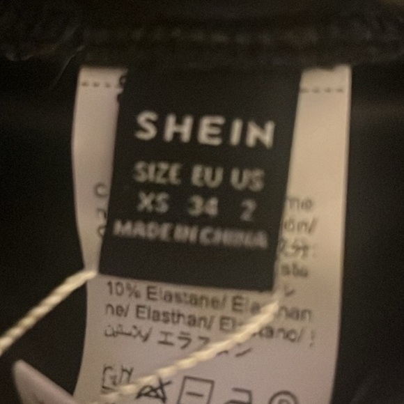 Shein High-waisted Leather Look Leggings - Picture 8 of 11